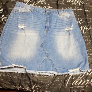 Denim skirt